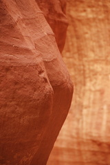 A very curvy part of the Siq