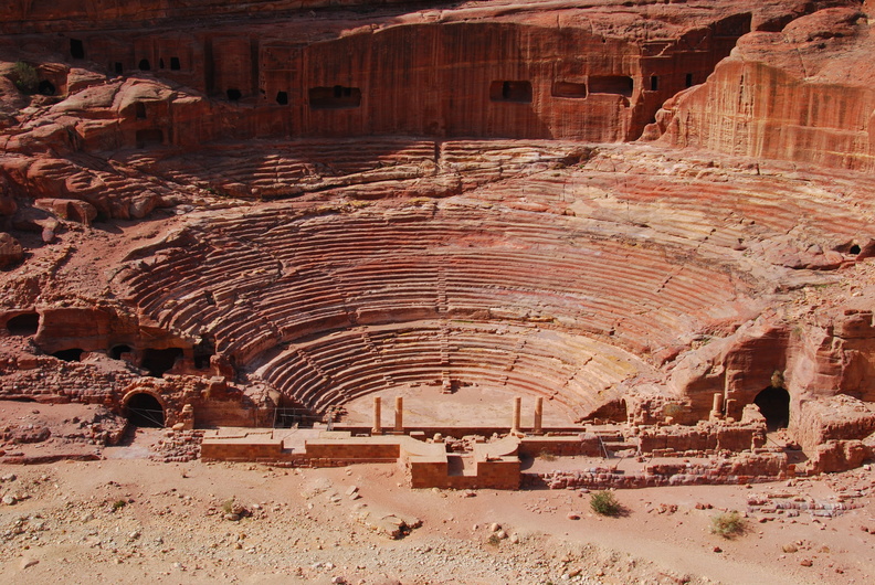 Nabataean theatre in Petra