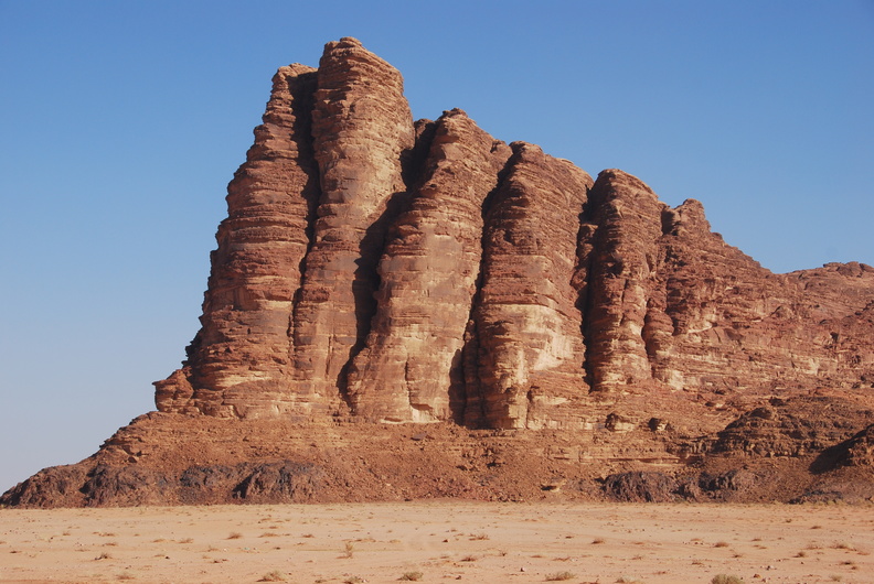Seven Pillars of Wisdom in Wadi Rum