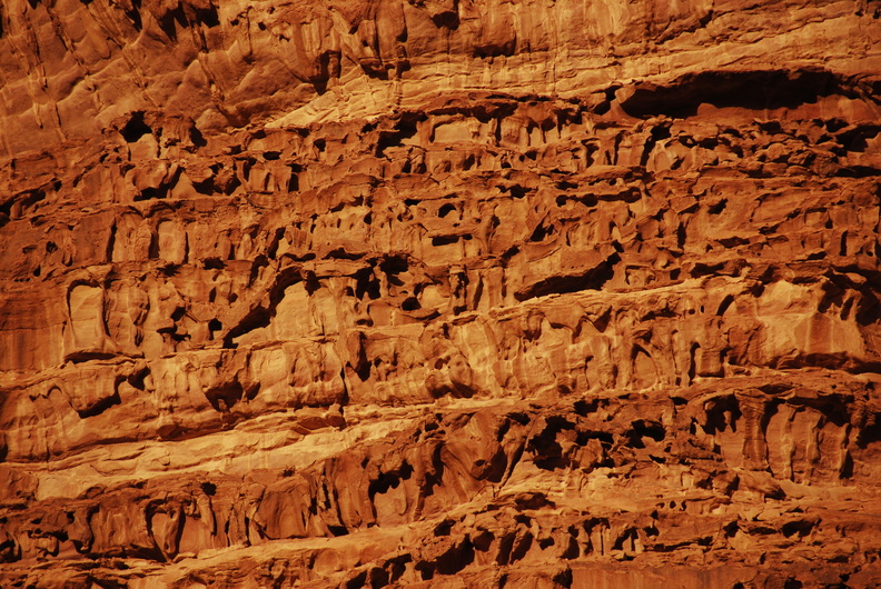 Details on the rocks in Wadi Rum