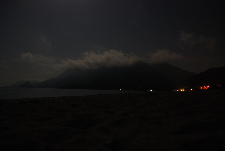 Çıralı beach at night