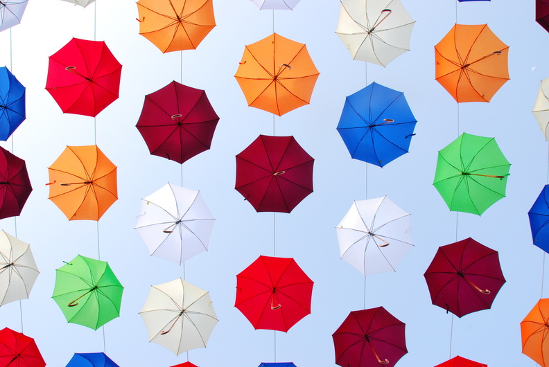 Umbrellas in Antalya