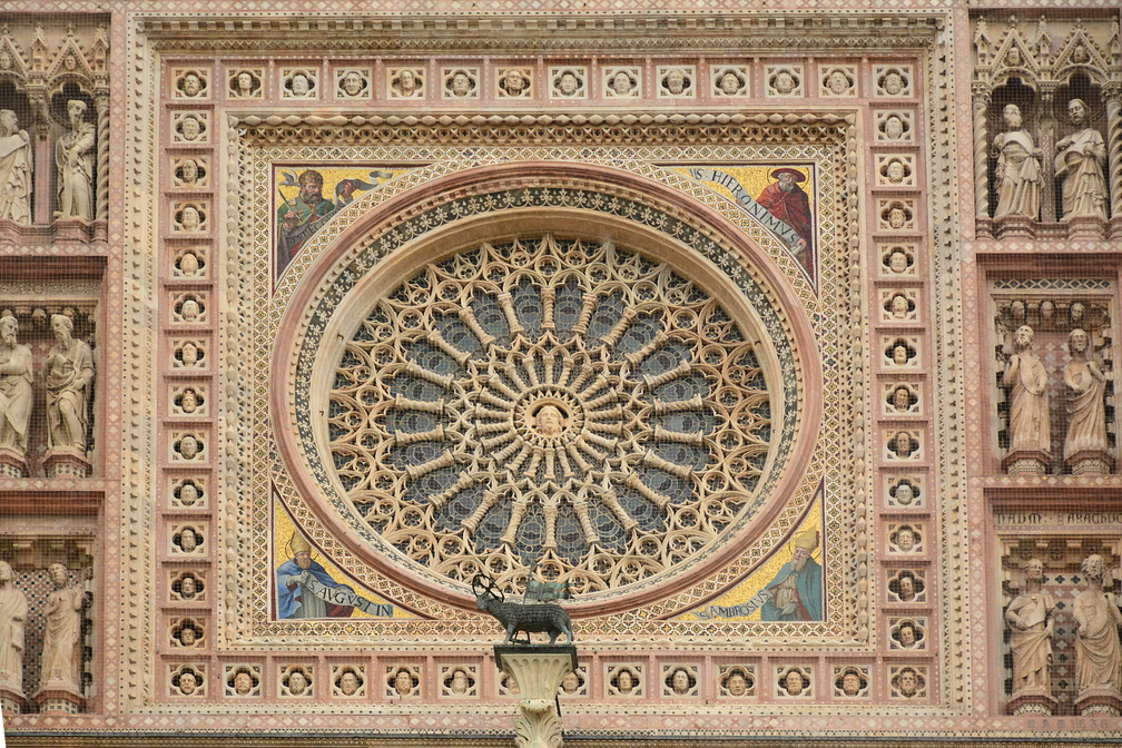 The rose window by Orcagna 