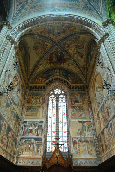 The apse of Orvieto cathedral