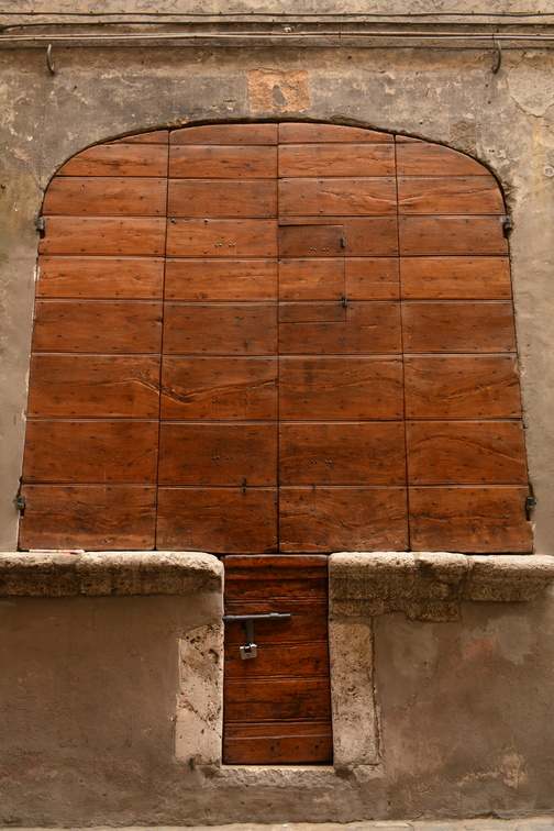Doors on Via Palazzo dei Duchi, Spoleto