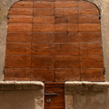 Doors on Via Palazzo dei Duchi, Spoleto