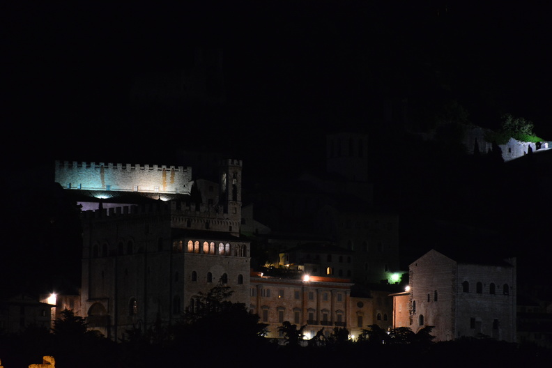 Gubbio at night