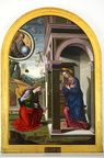 Annunciation (1485) by Giovanni Santi