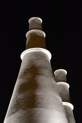 The chimneys