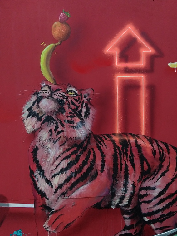 Tiger graffiti