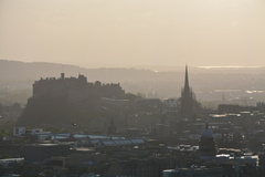 Edinburgh Castle and The Hub