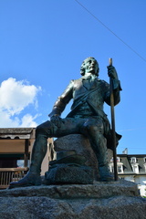 The statue of Dr Paccard