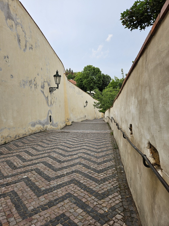 Old castle stairs