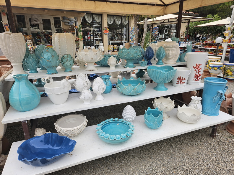 A pottery shop in Lacona